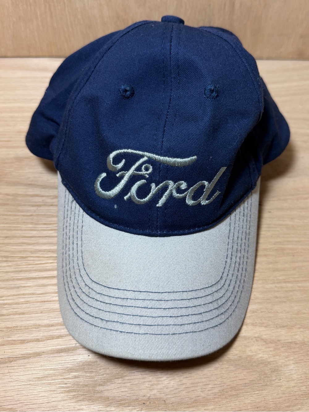 Ford Embroidered Ball Cap Blue Gray